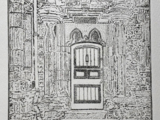 Hall Door, The Folly Settle